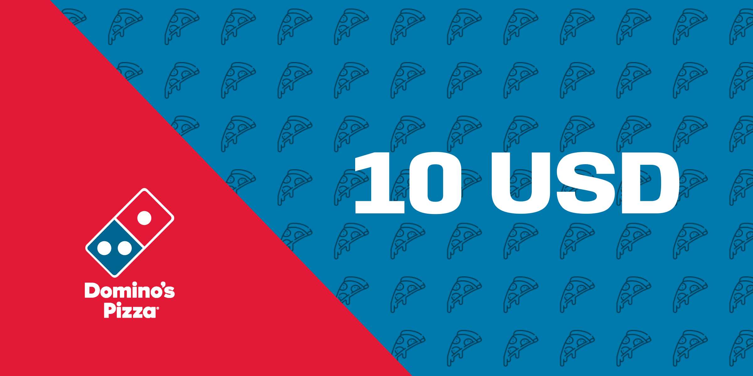 Dominos Pizza Gift Card 10 USD