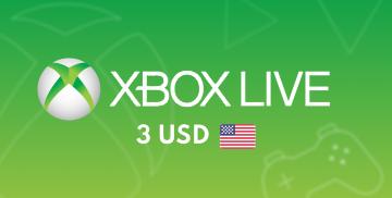 購入XBOX Live Gift Card 3 USD 
