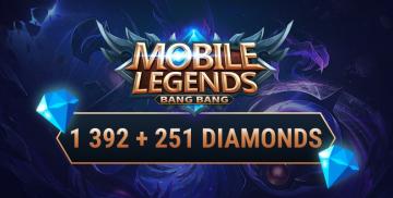 ΑγοράMobile Legends 1392 Diamonds Plus 251 Diamonds