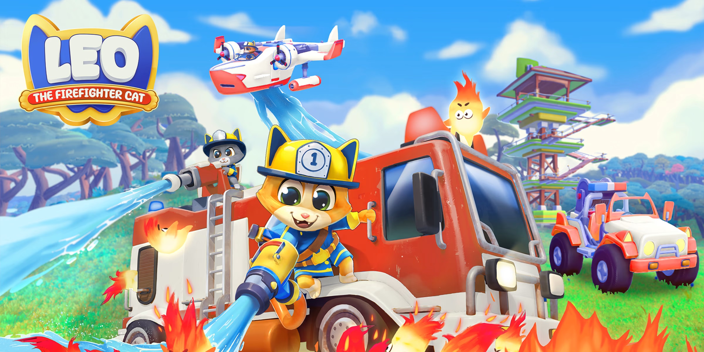Leo the Firefighter Cat