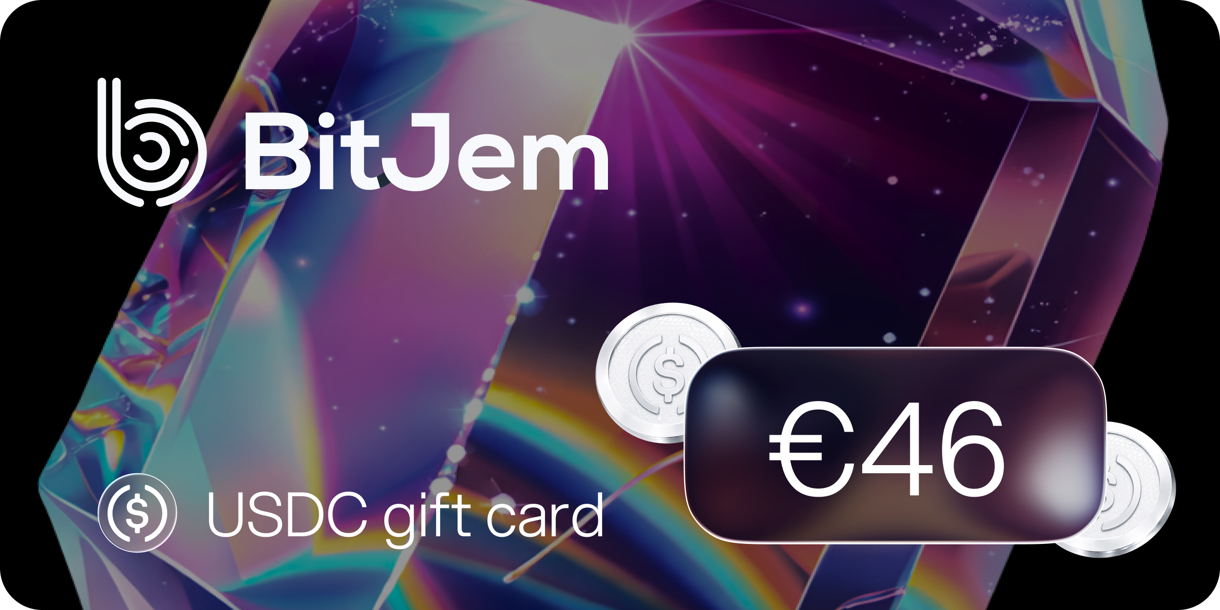 BitJem USDC Gift Card 46 EUR
