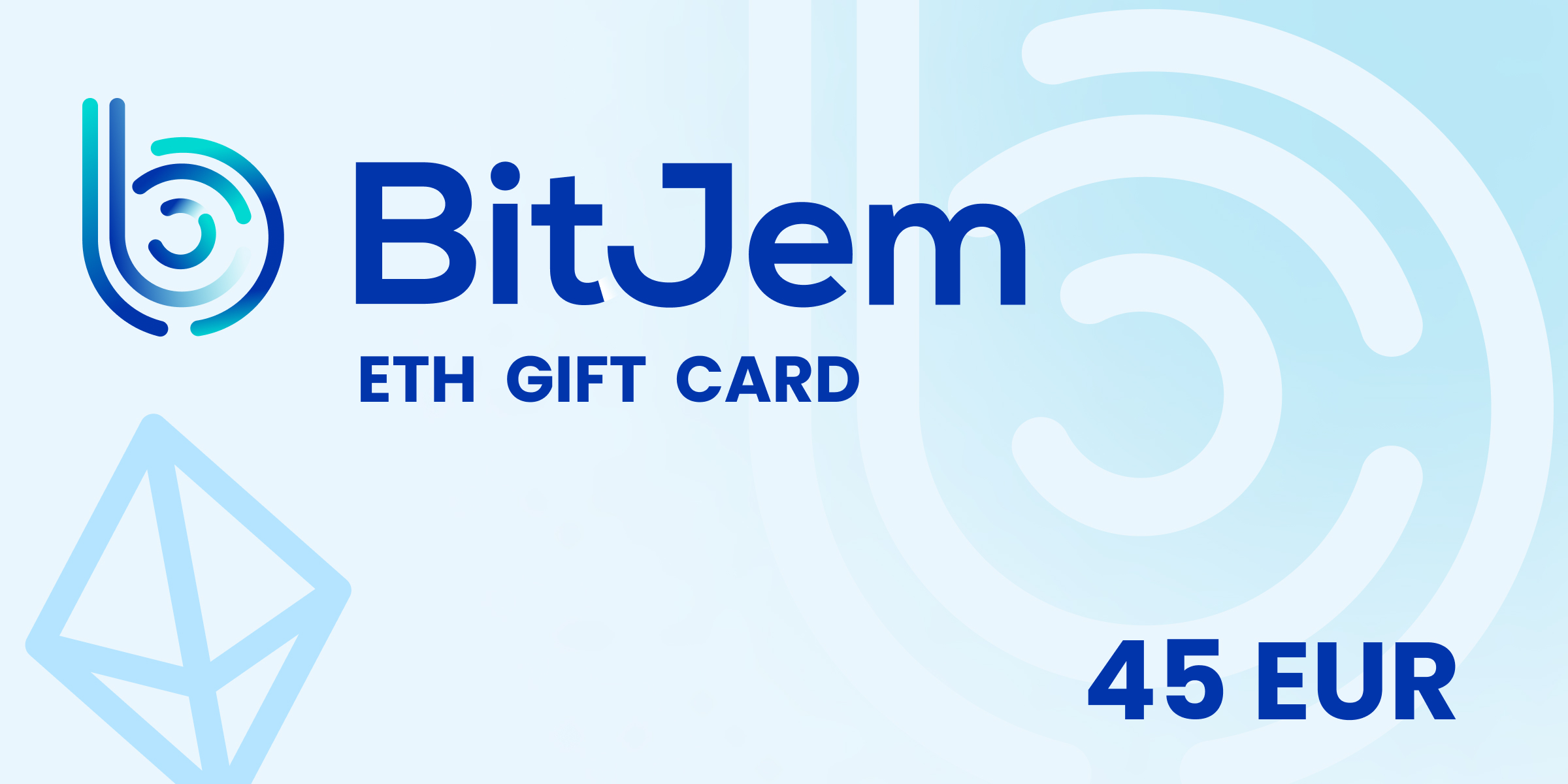BitJem ETH Gift Card 45 EUR
