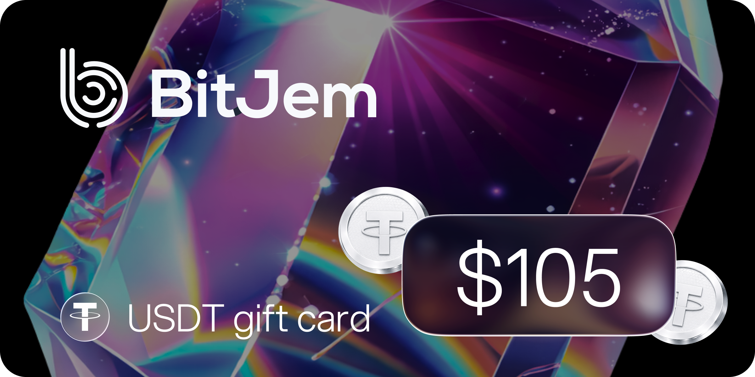Bitjem USDT Gift Card 105 USD