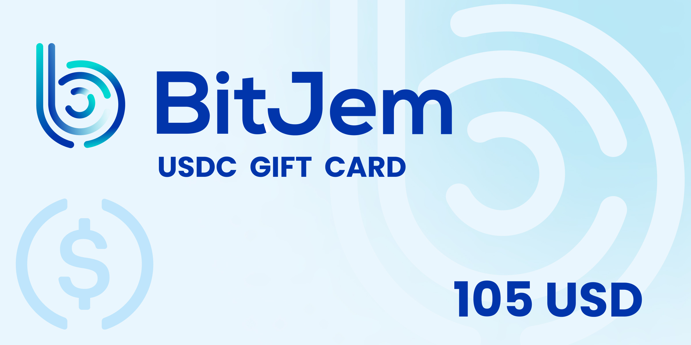 BitJem USDC Gift Card 105 USD - Shopping.com