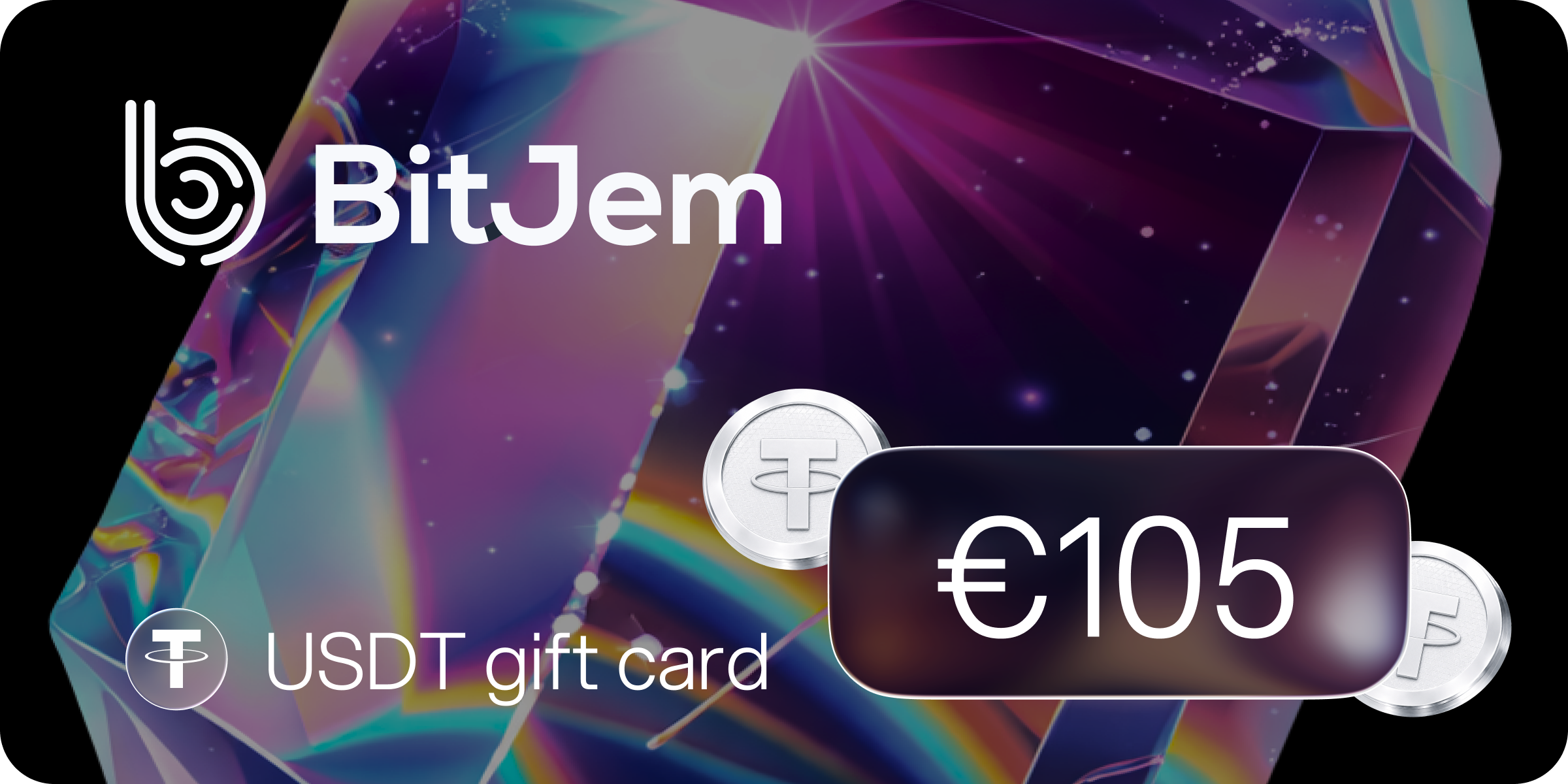 Bitjem USDT Gift Card 105 EUR
