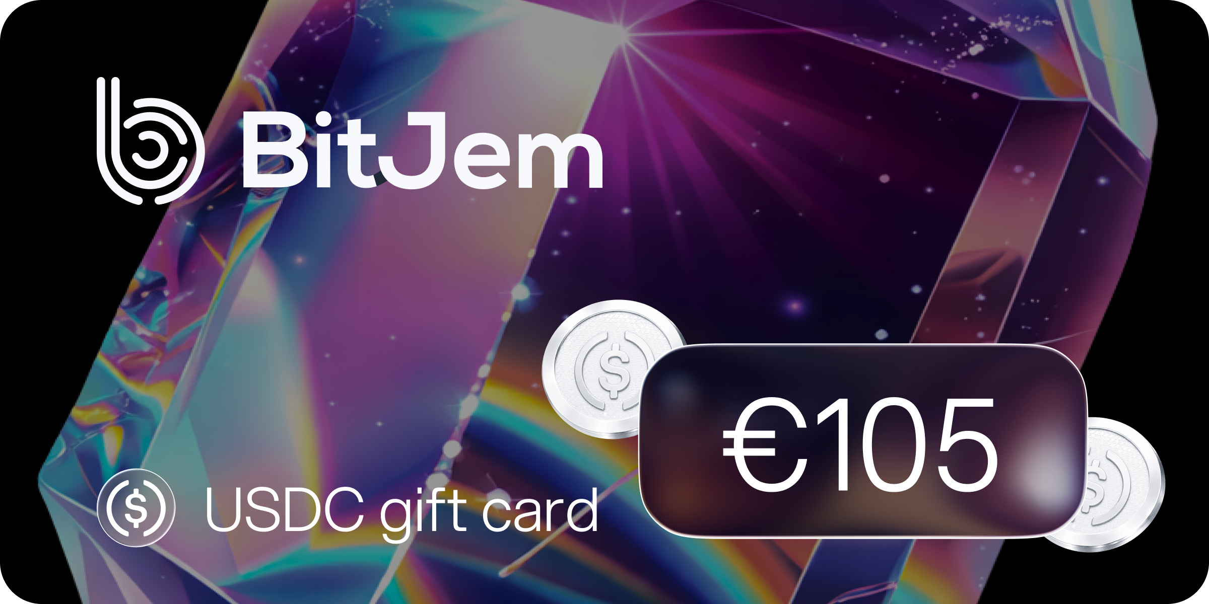 BitJem USDC Gift Card 105 EUR