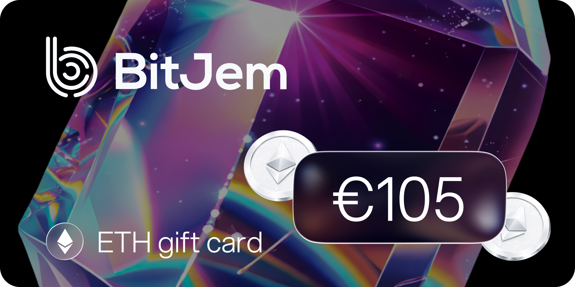 BitJem ETH Gift Card 105 EUR