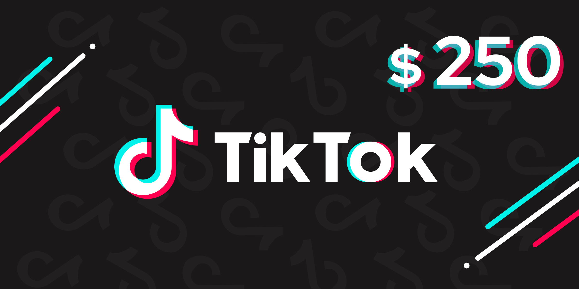 TikTok Gift Card 250 USD