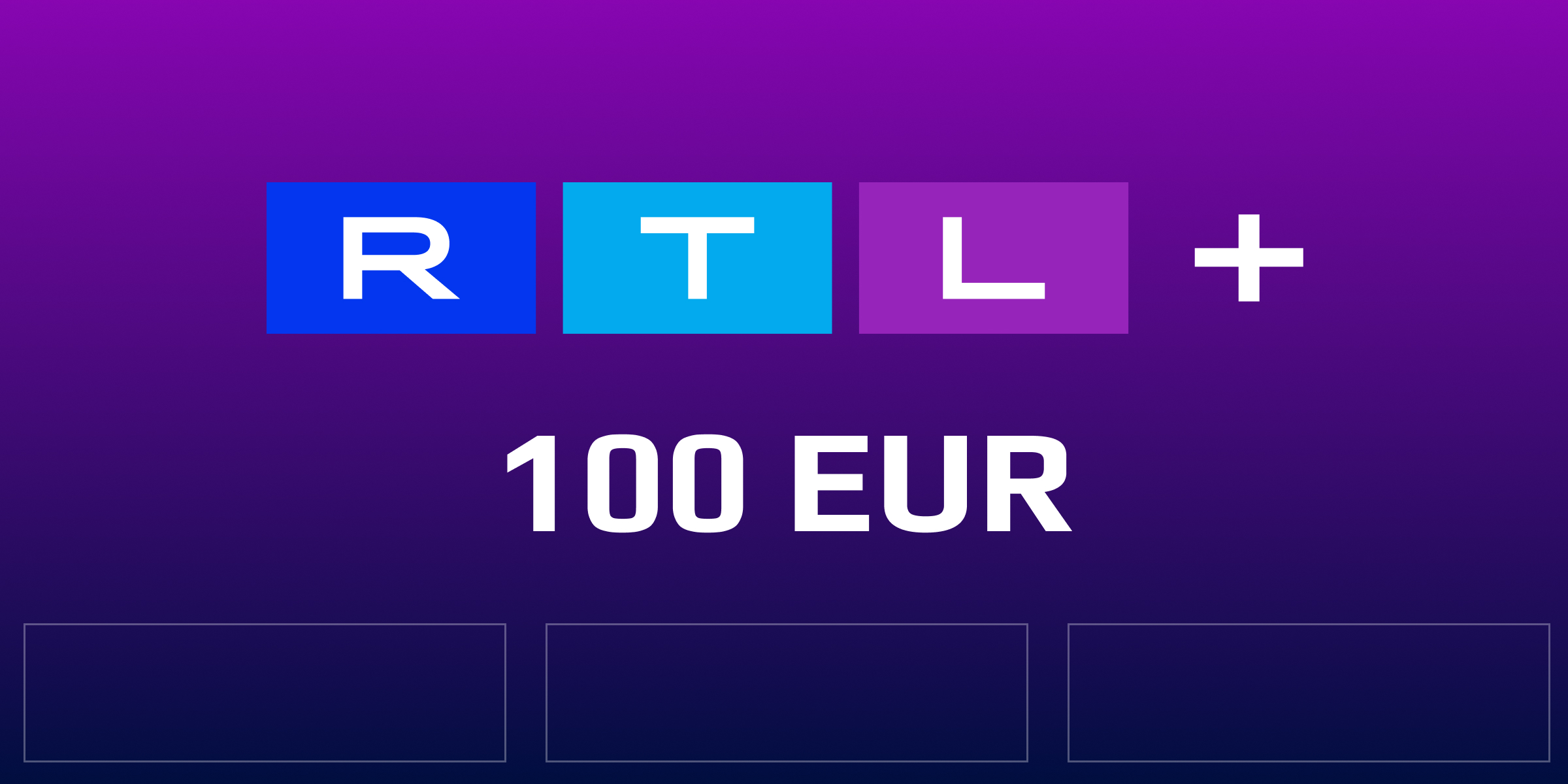 RTL Plus Gift Card 100 EUR