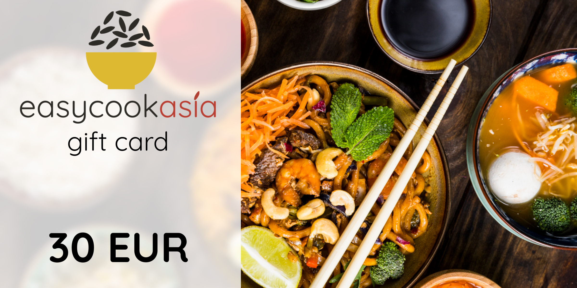 EasyCookAsia Gift Card 30 EUR