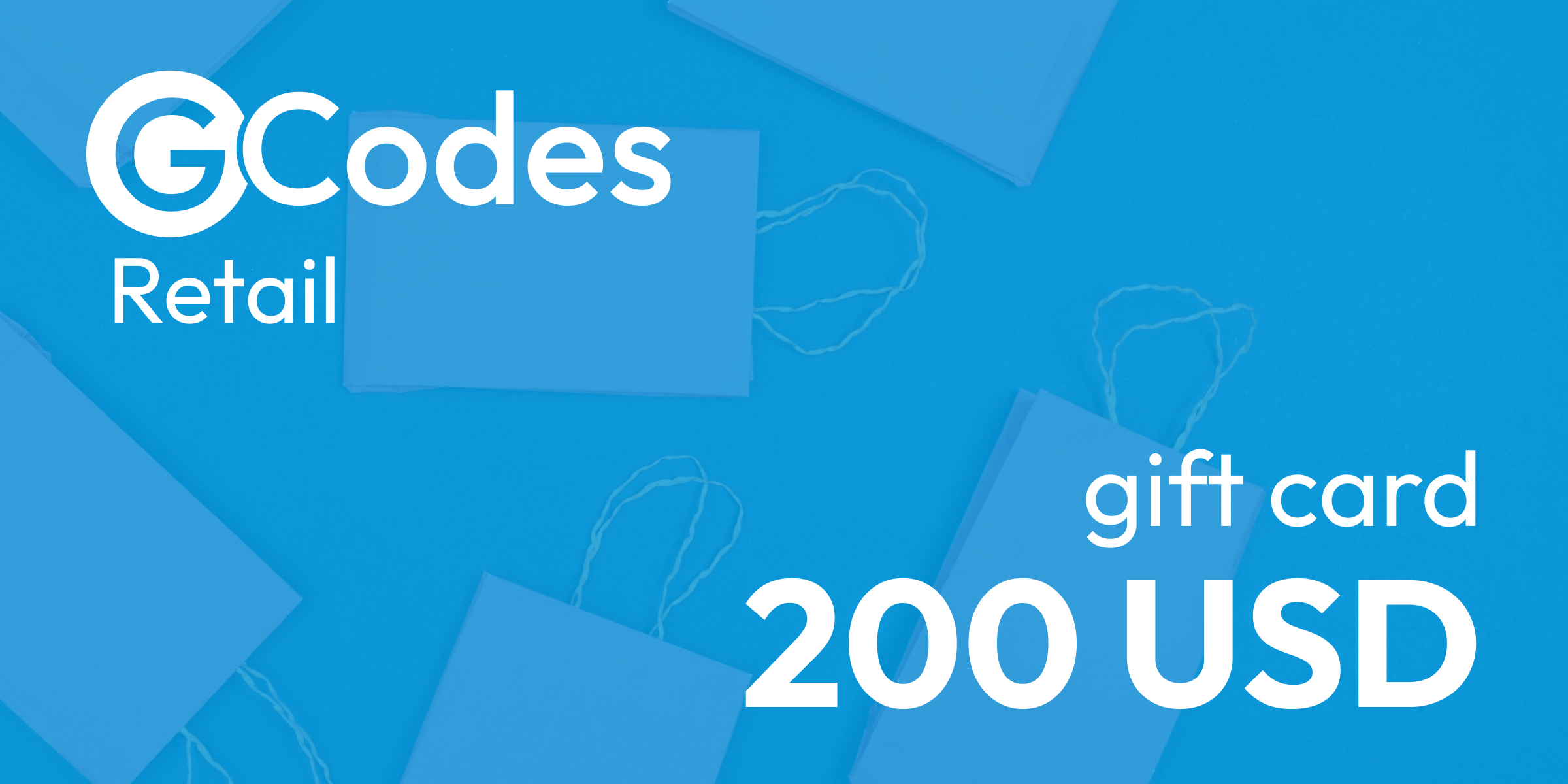 GCodes Global Retail Gift Card 200 USD