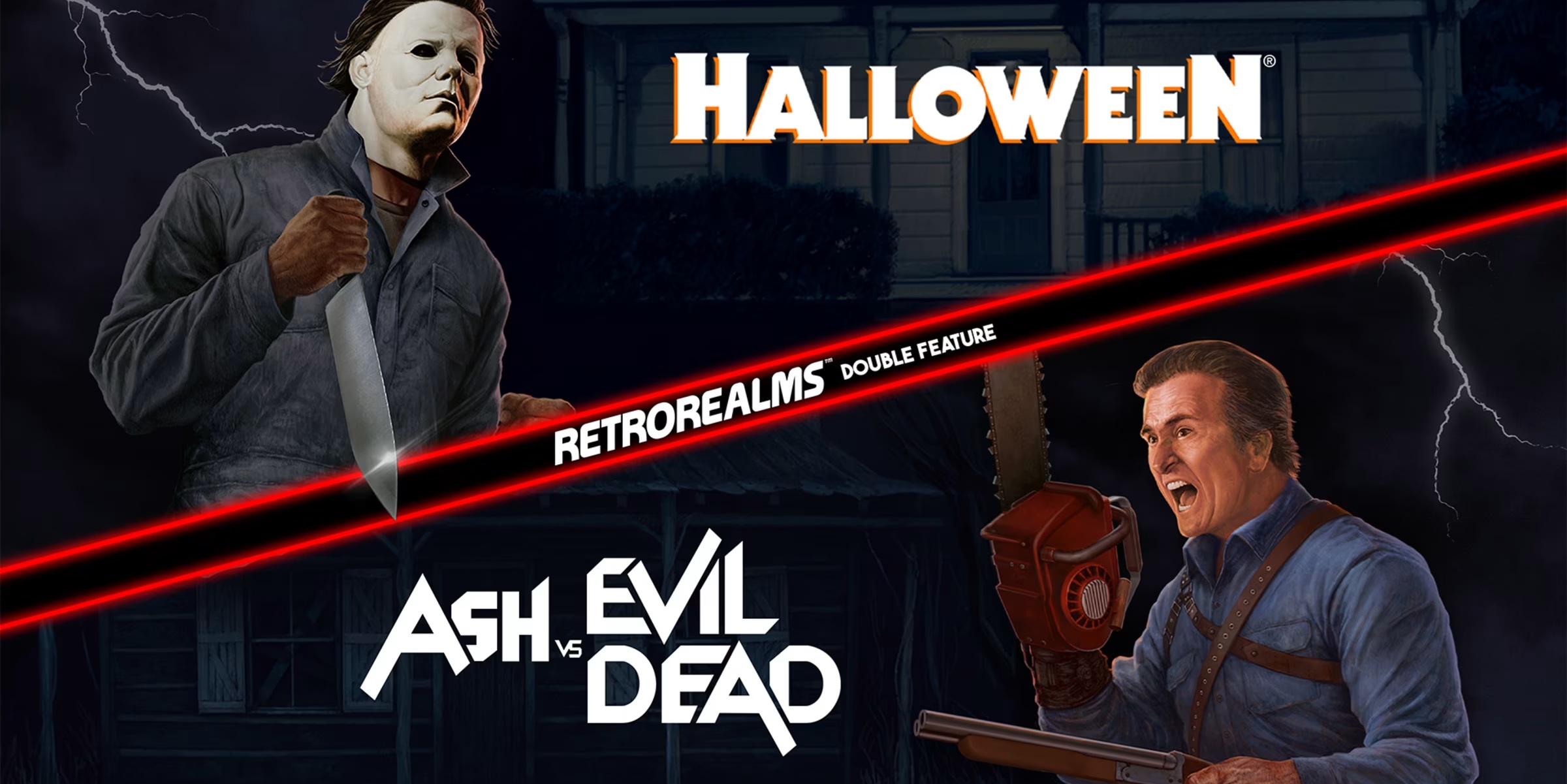 RetroRealms Double Feature Halloween and Ash vs Evil Dead (Xbox One Account)