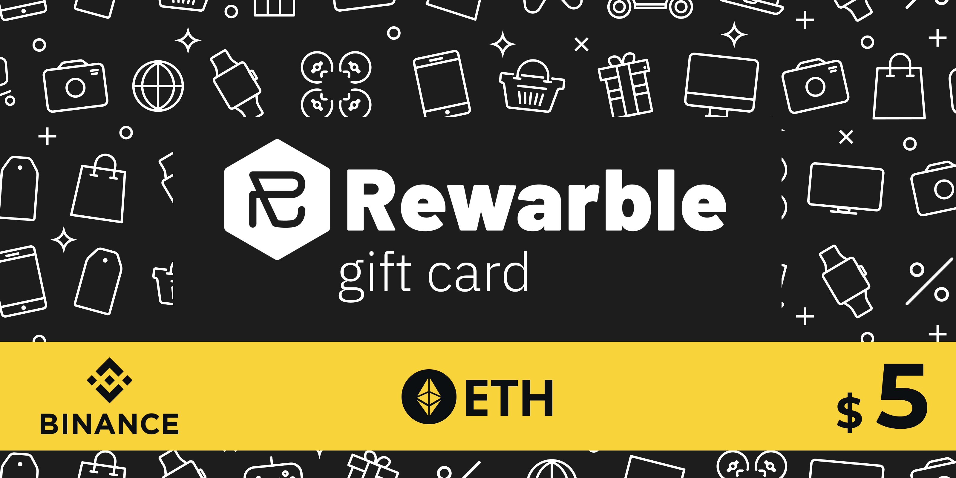 Rewarble Binance Gift Card ETH 5 USD
