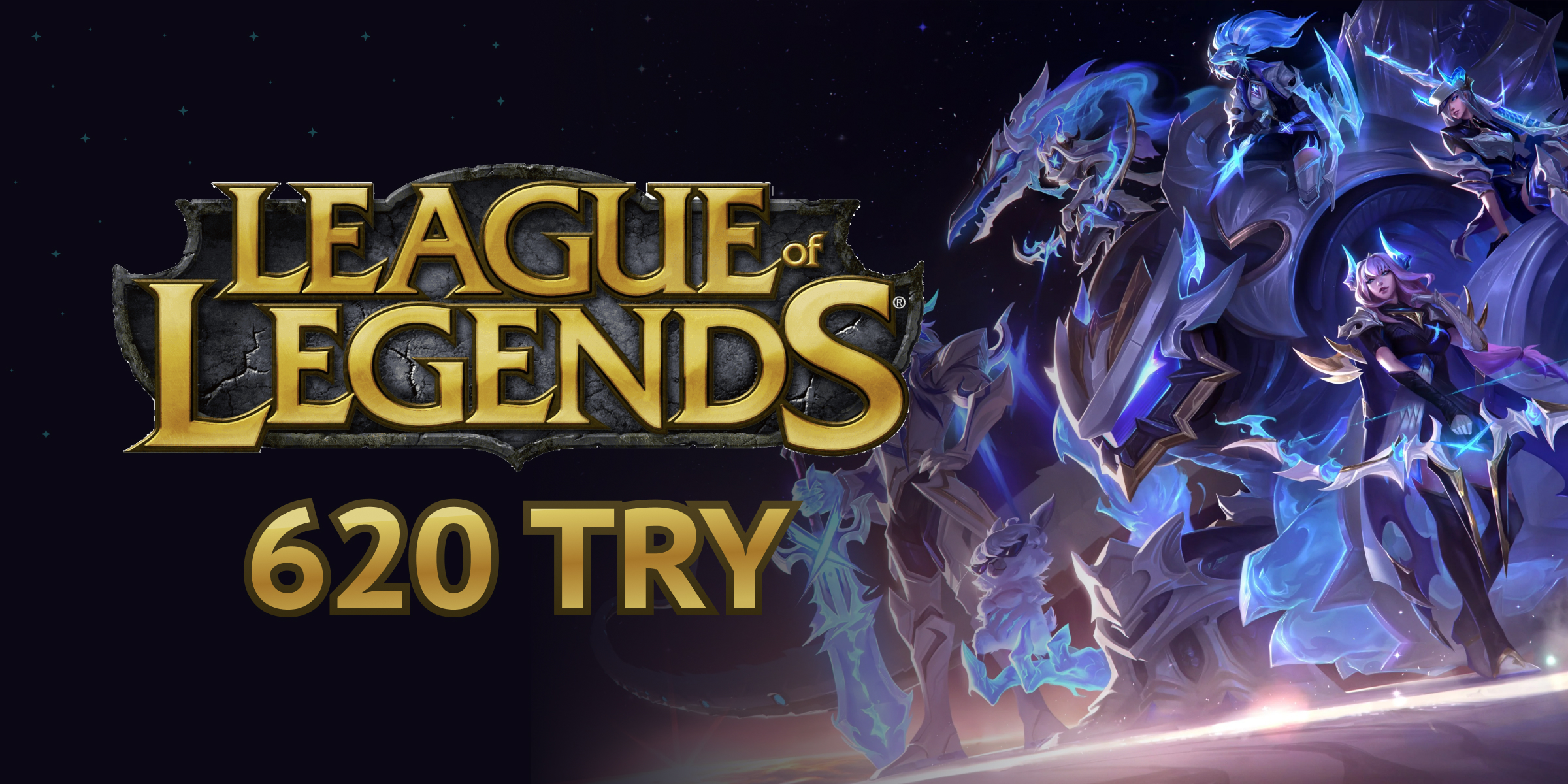 League of Legends Gift Card 620 TRY