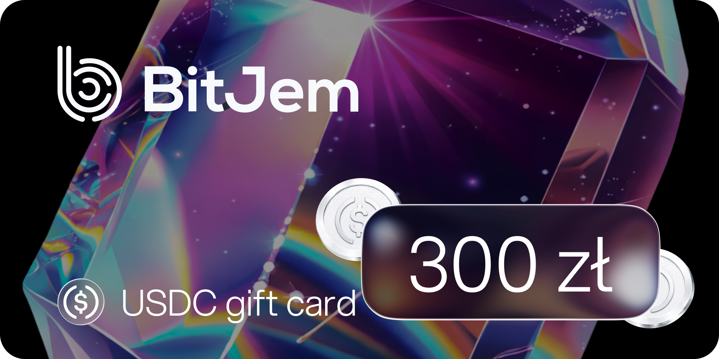 BitJem USDC Gift Card 300 PLN
