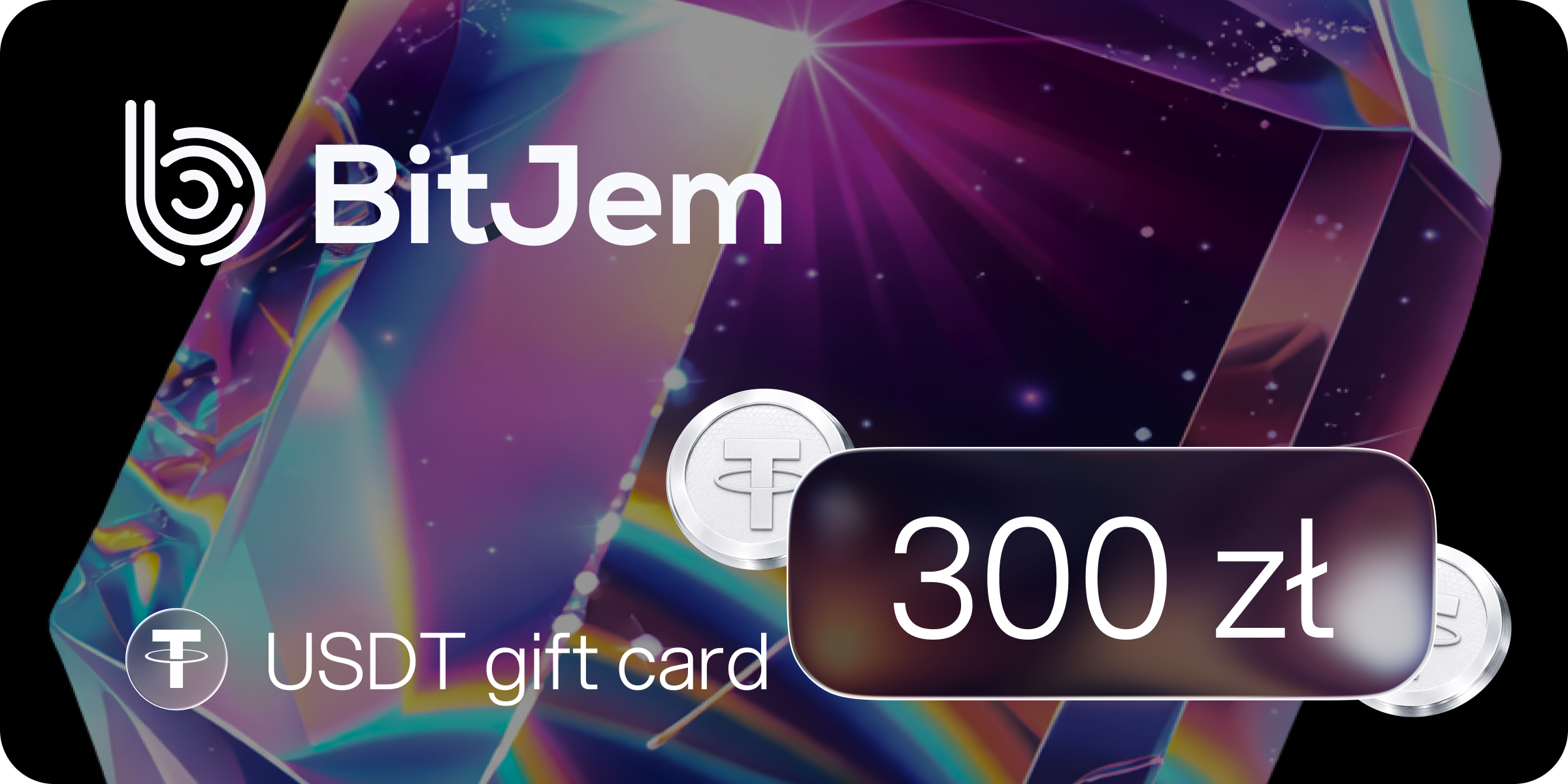 Bitjem USDT Gift Card 300 PLN
