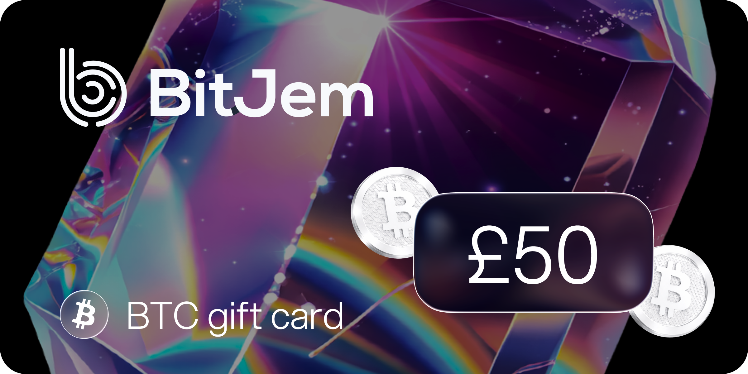BitJem Bitcoin Gift Card 50 GBP