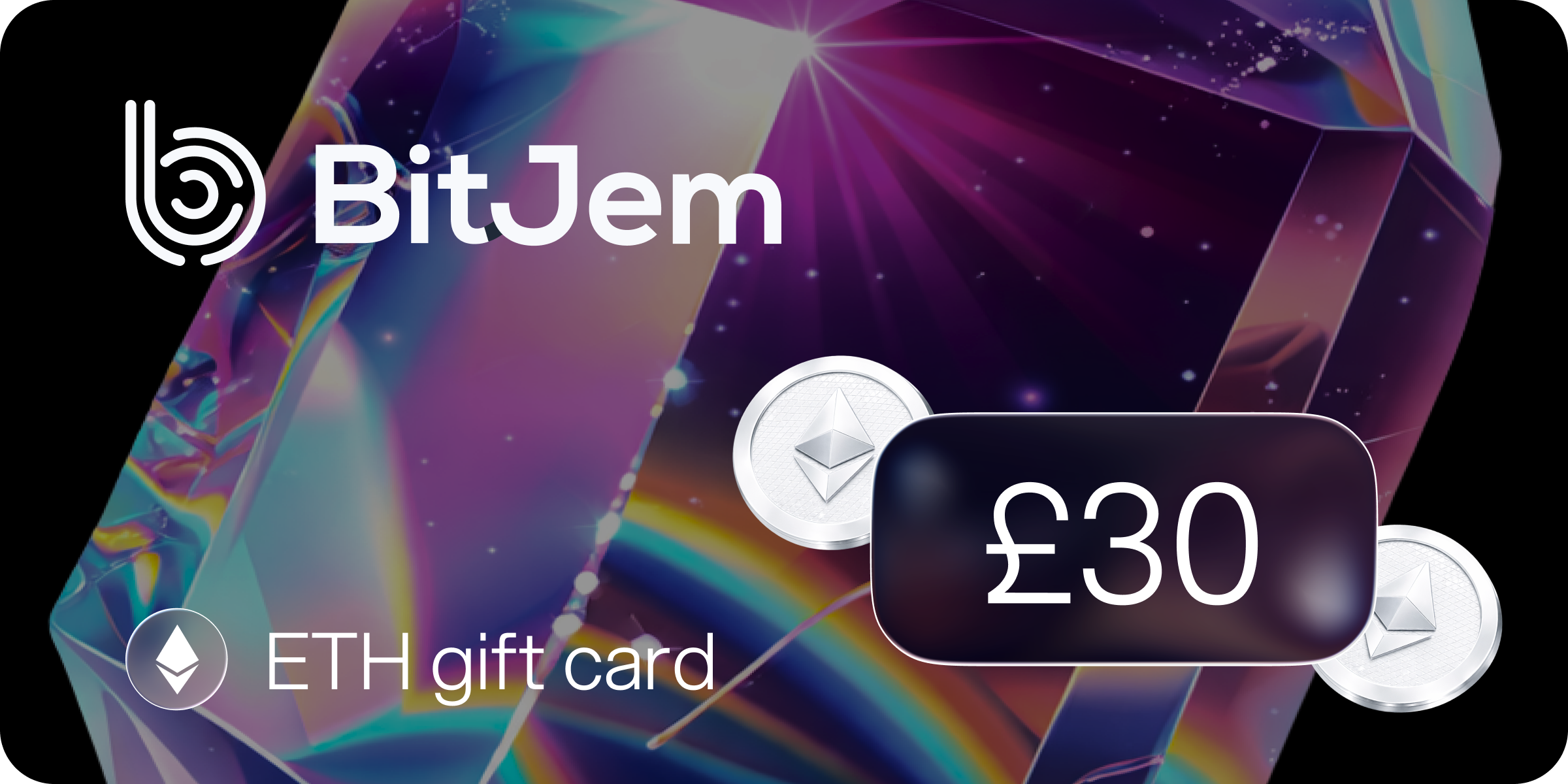 BitJem ETH Gift Card 30 GBP