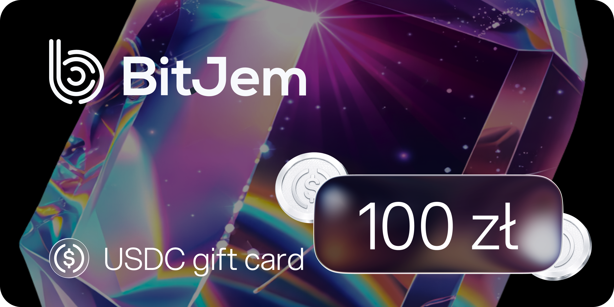 BitJem USDC Gift Card 100 PLN