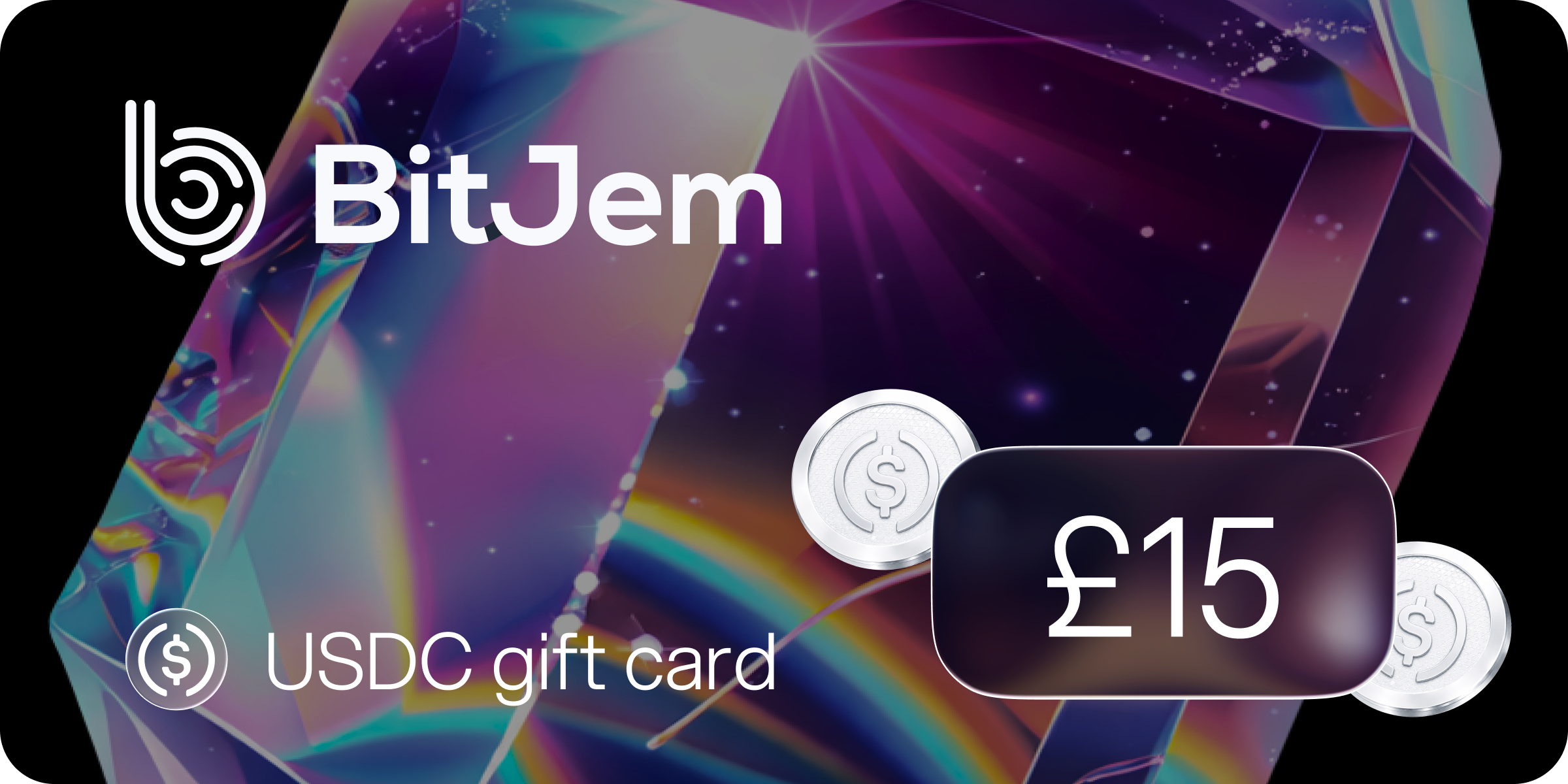 BitJem USDC Gift Card 15 GBP