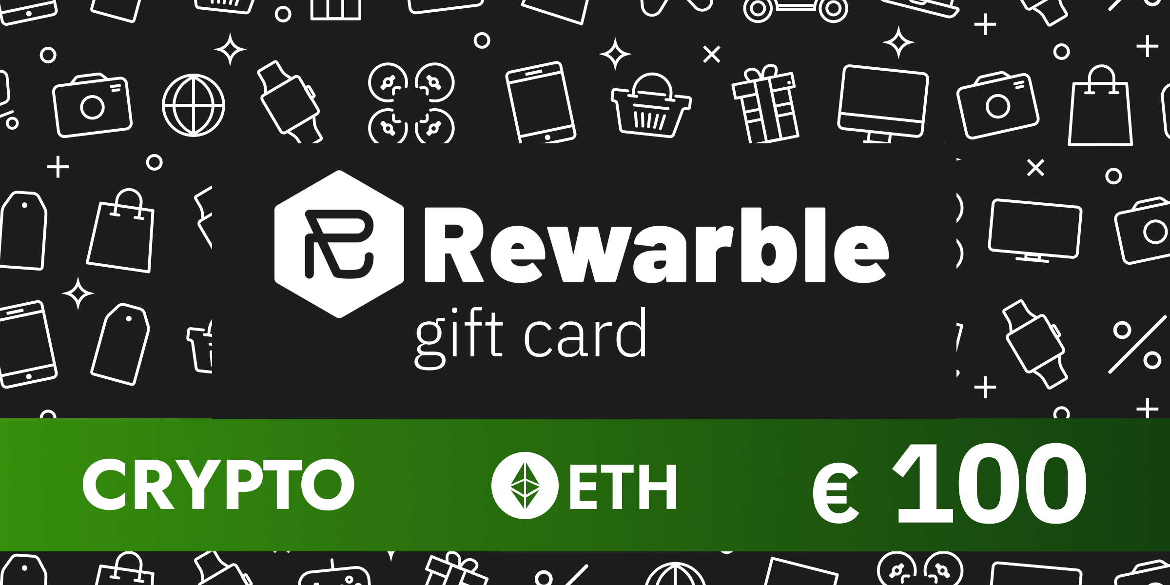 Rewarble Crypto Gift Card ETH 100 EUR