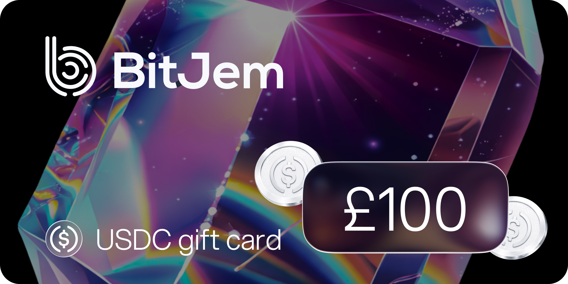 BitJem USDC Gift Card 100 GBP