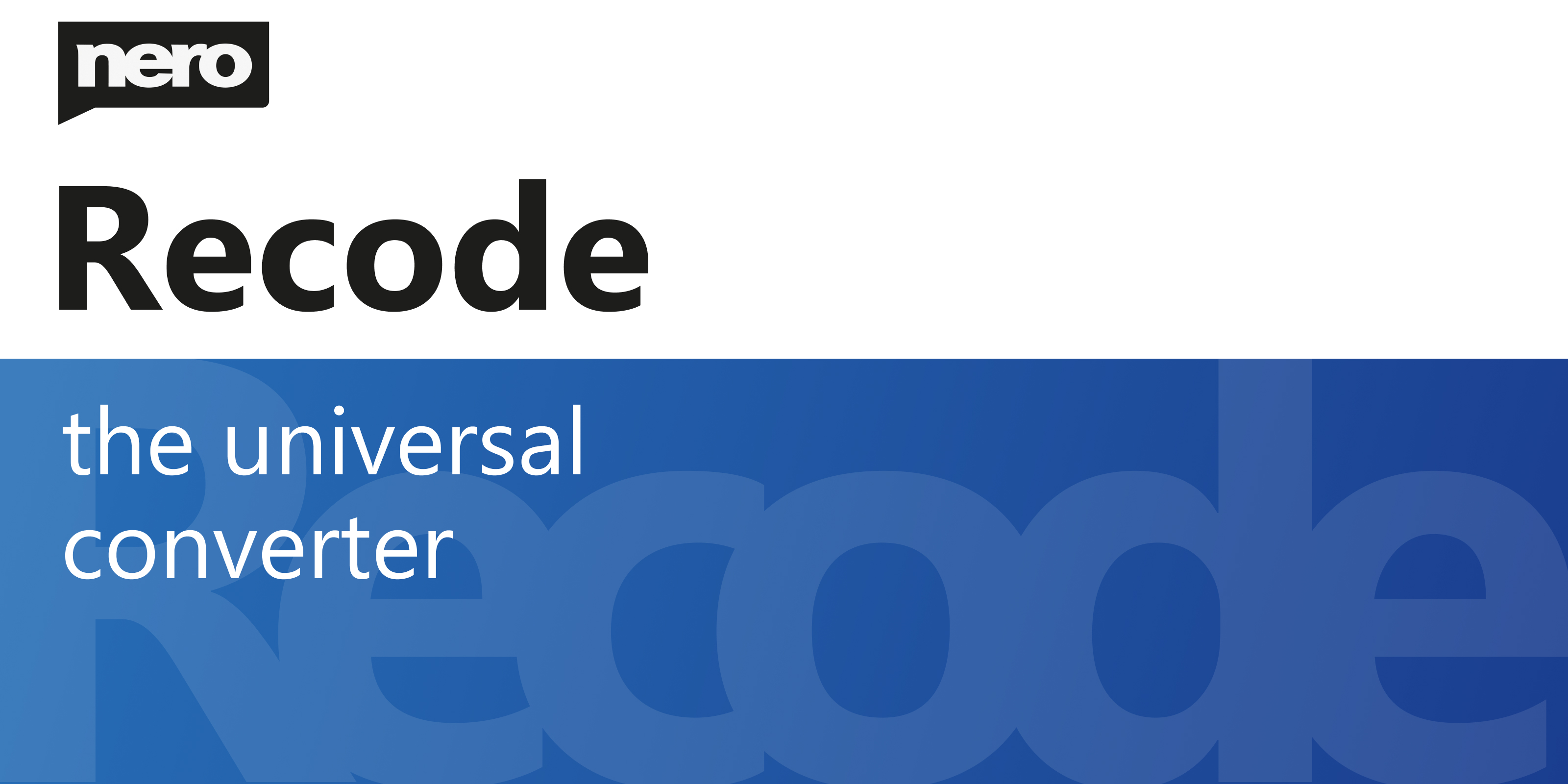 Nero Recode