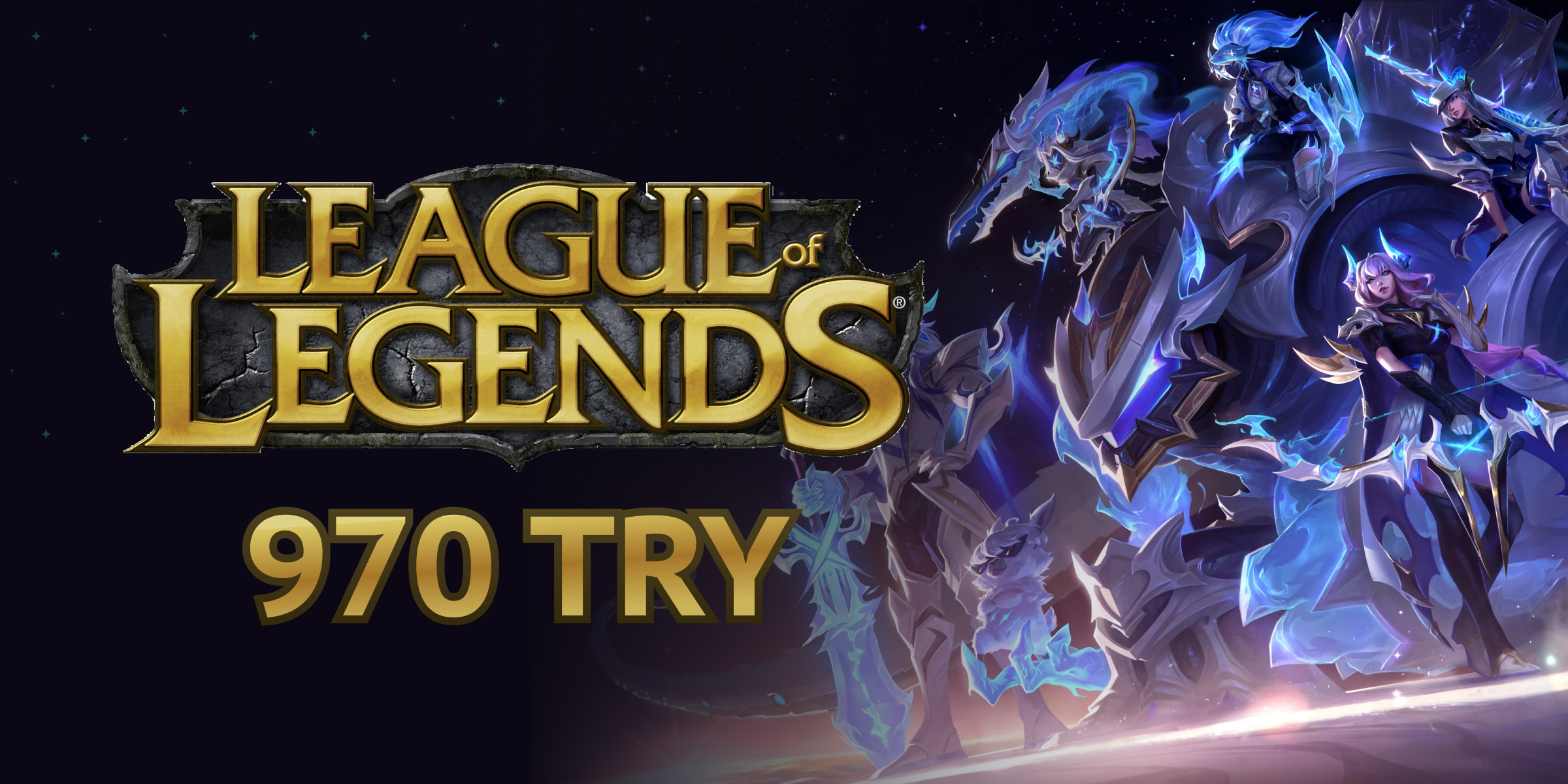 League of Legends Gift Card 970 TRY