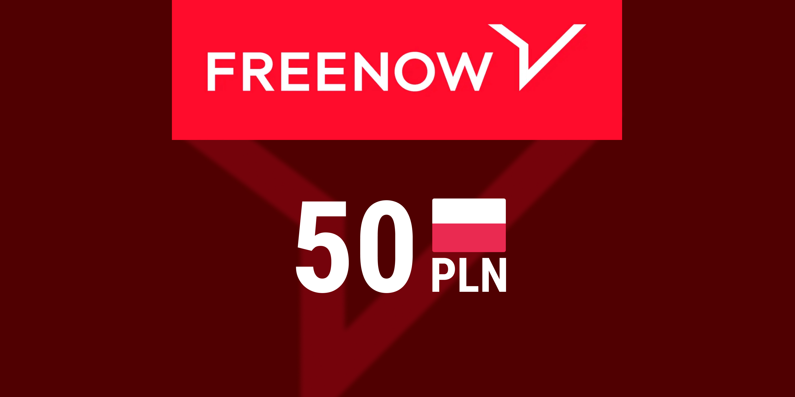 Free Now Gift Card 50 PLN