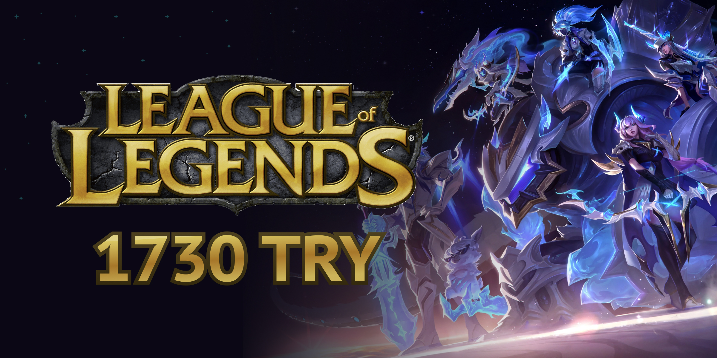 League of Legends Gift Card 1730 TRY