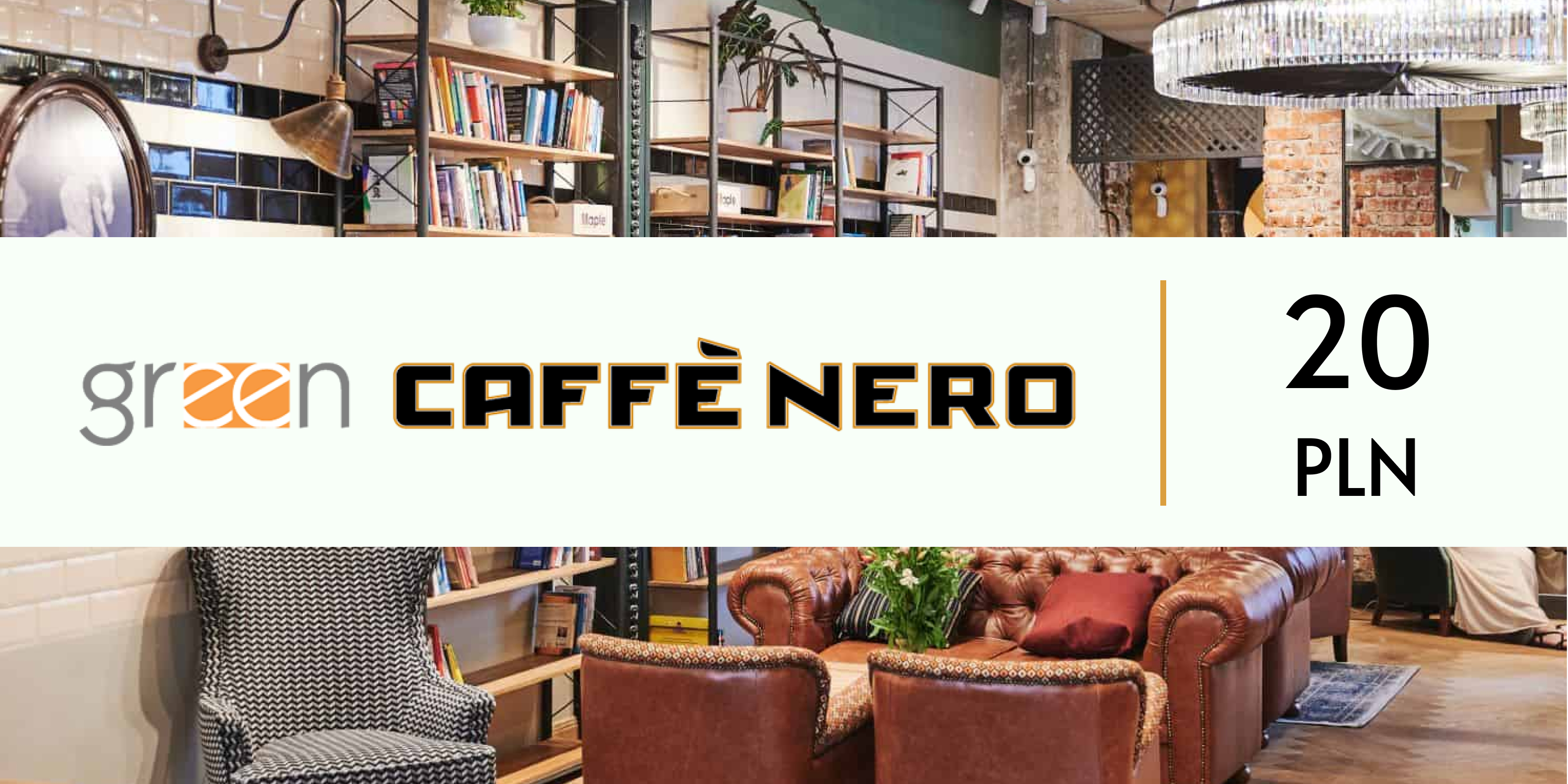 Green Caffe Nero Gift Card 20 PLN