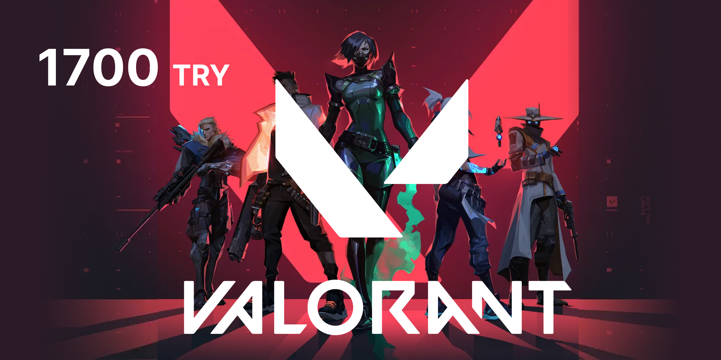 VALORANT Gift Card 1700 TRY