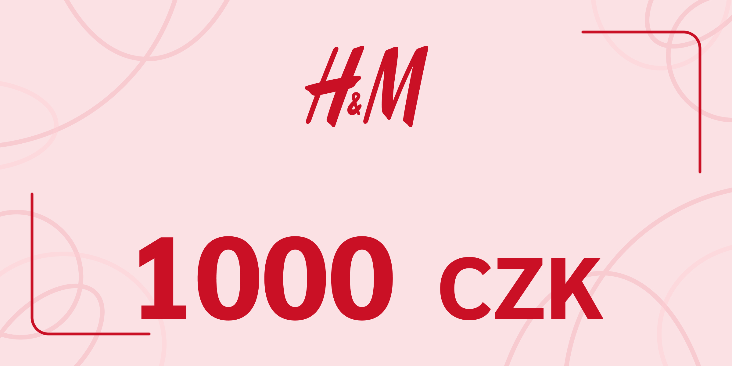 H and M Gift Card 1000 CZK