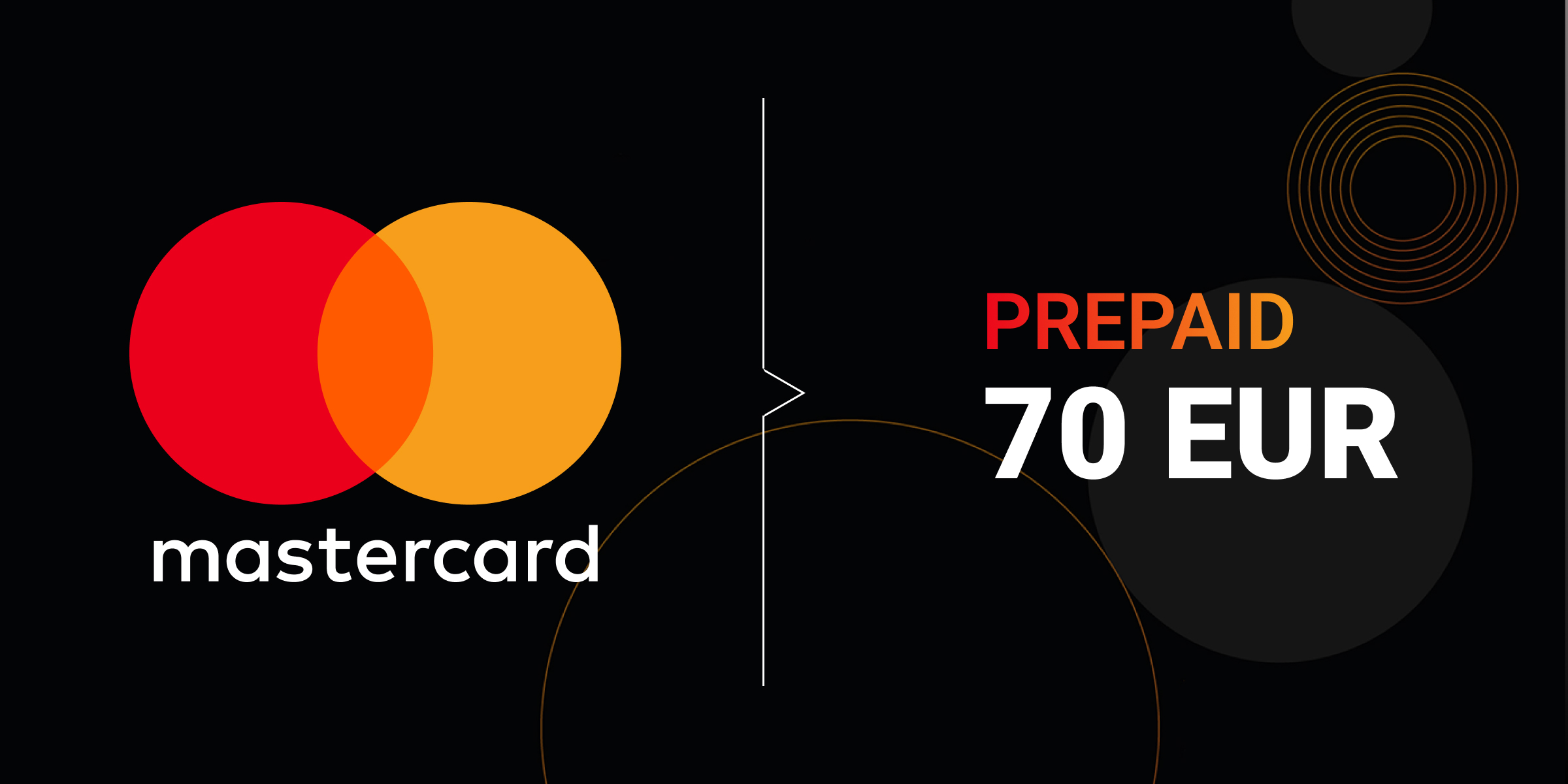 Prepaid Mastercard  70 EUR