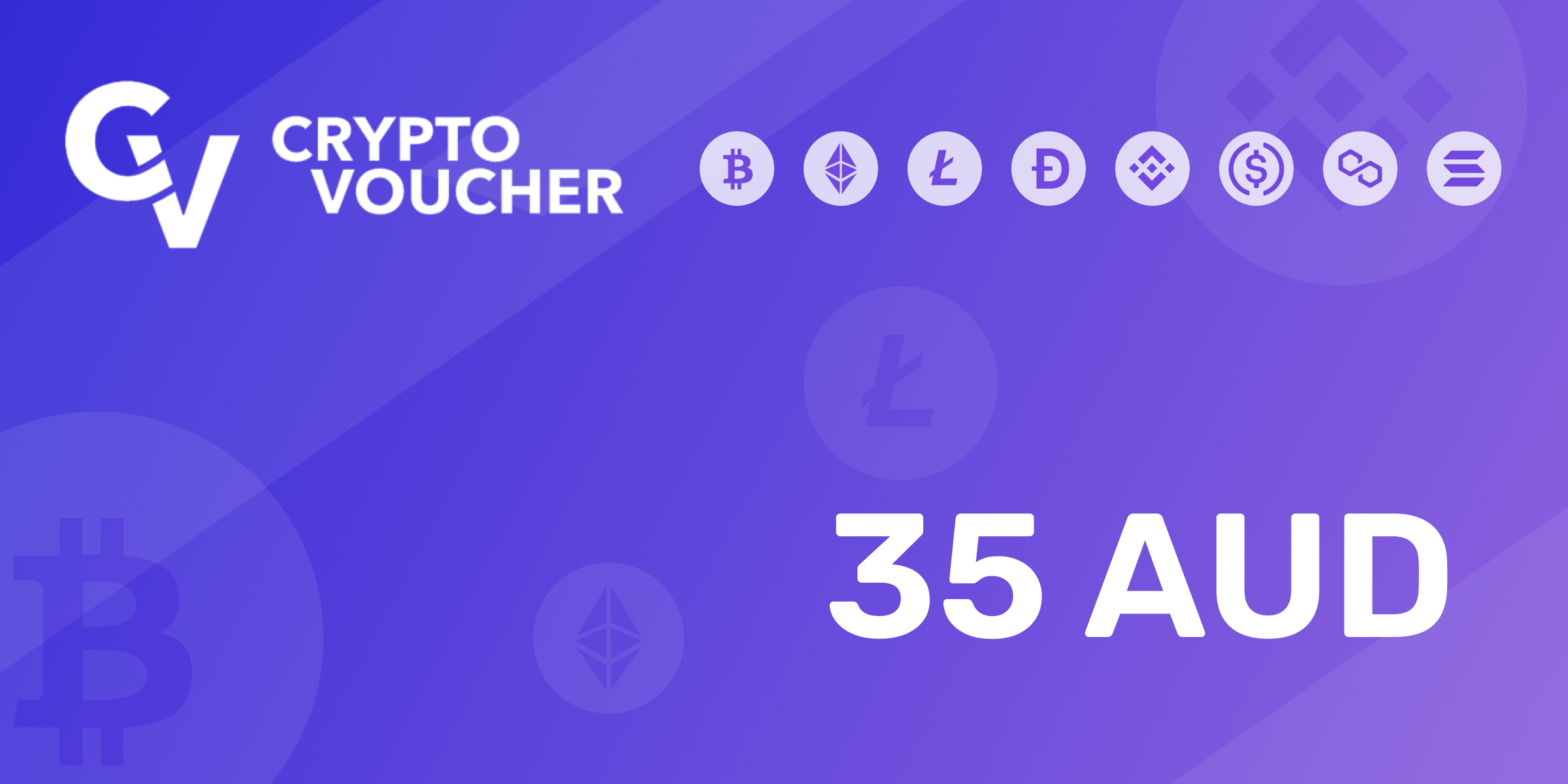 Crypto Voucher Gift Card 35 AUD