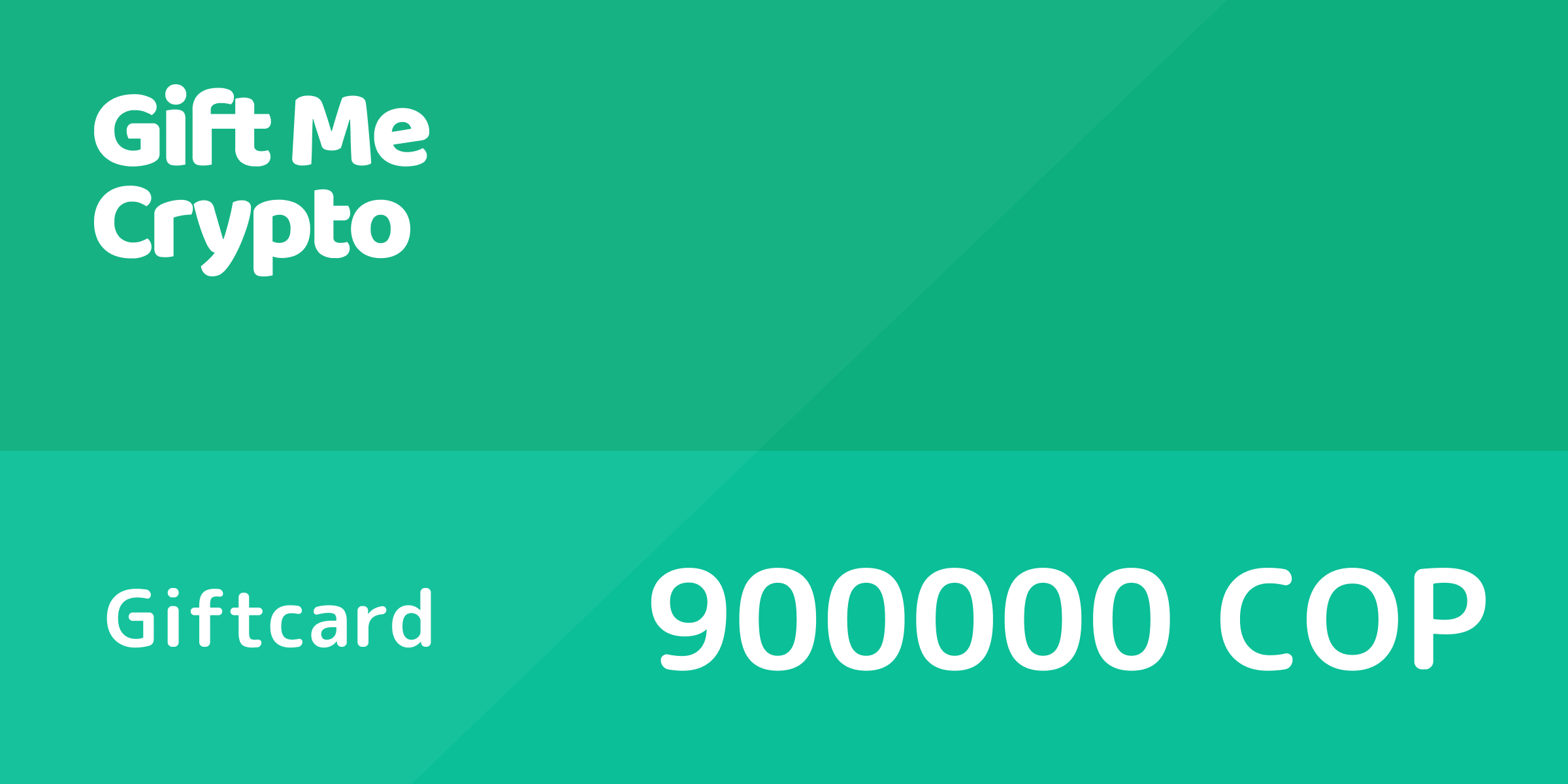 Gift Me Crypto Gift Card 900000 COP