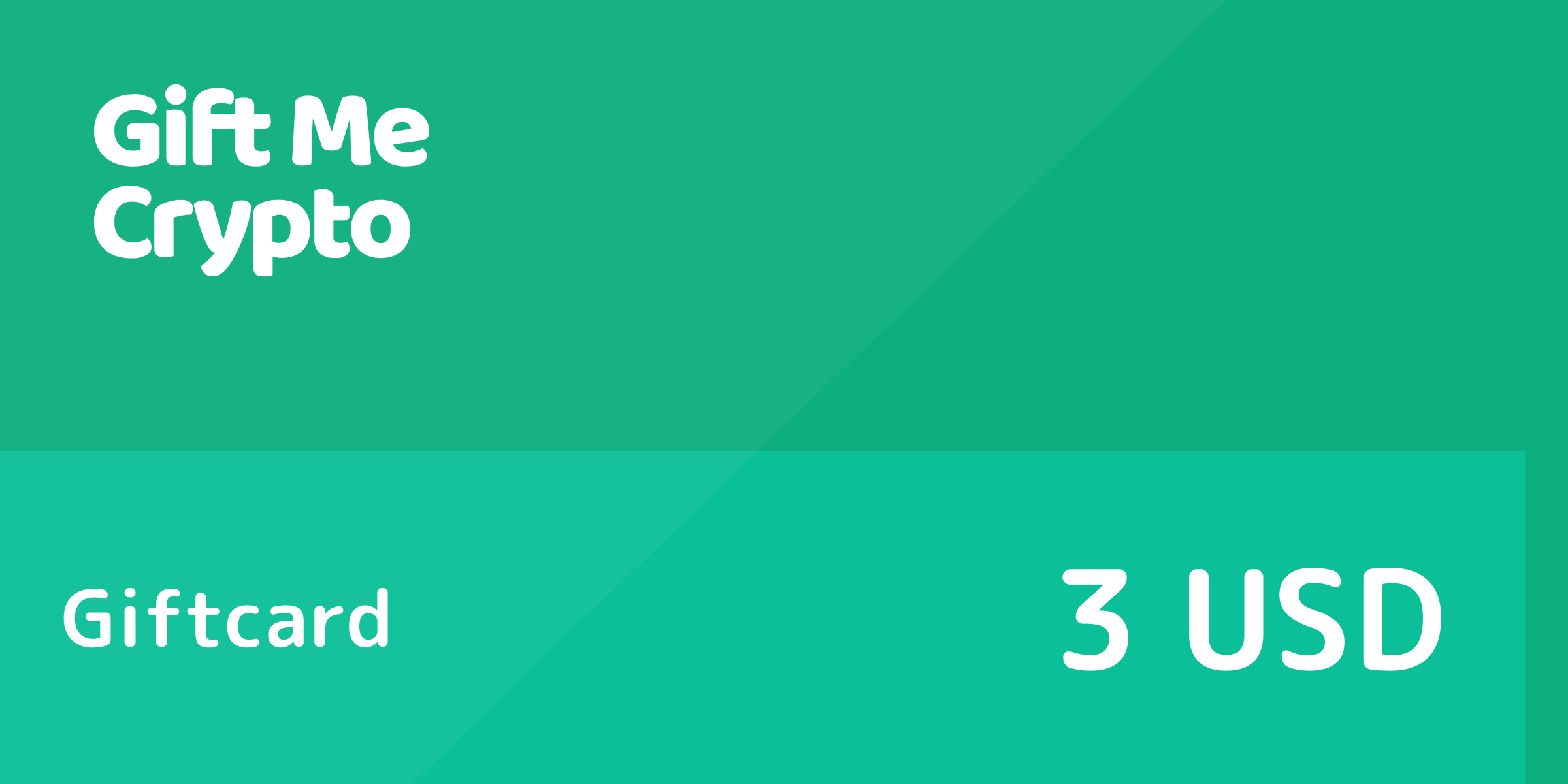 Gift Me Crypto Gift Card 3 USD