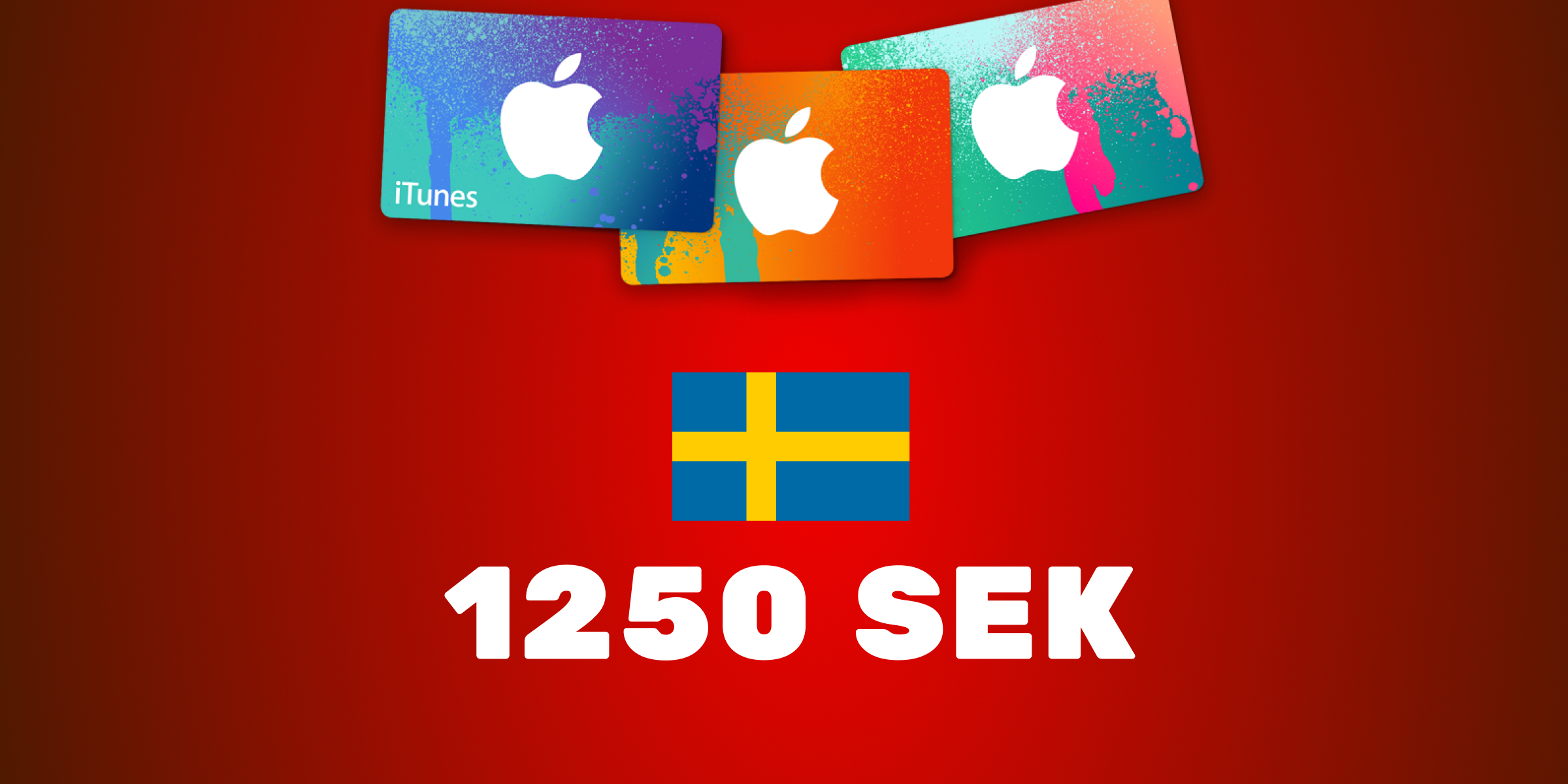 Apple iTunes Gift Card 1250 SEK