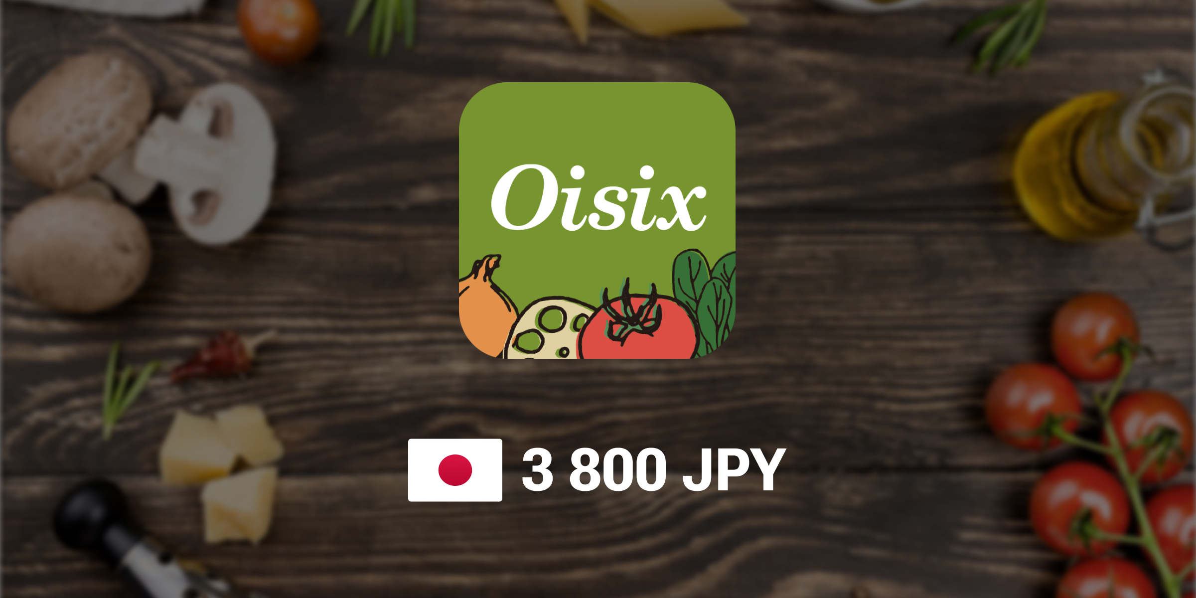 Oisix Gift Card 3800 JPY