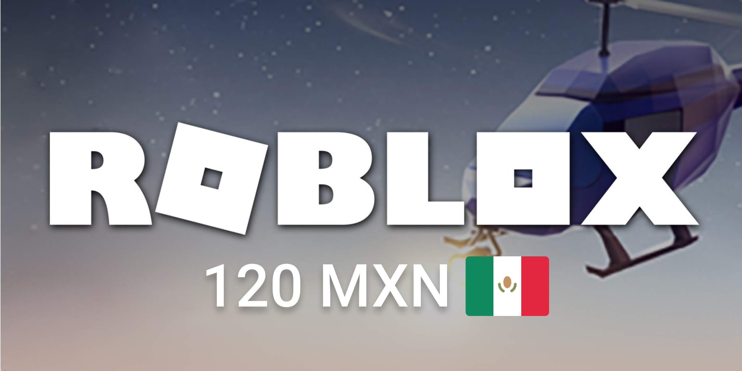 Roblox Gift Card 120 MXN
