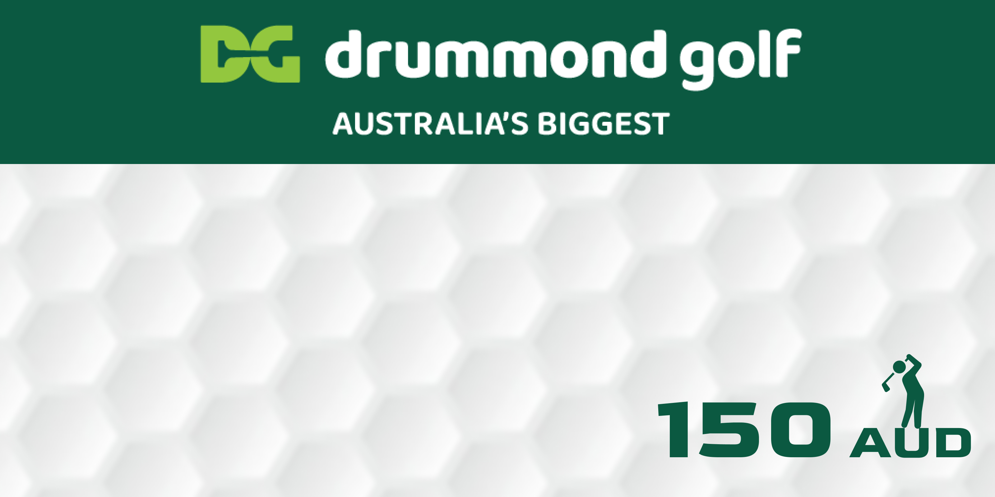 Drummond Golf Gift Card 150 AUD Drummond Golf Gift Card 150 AUD