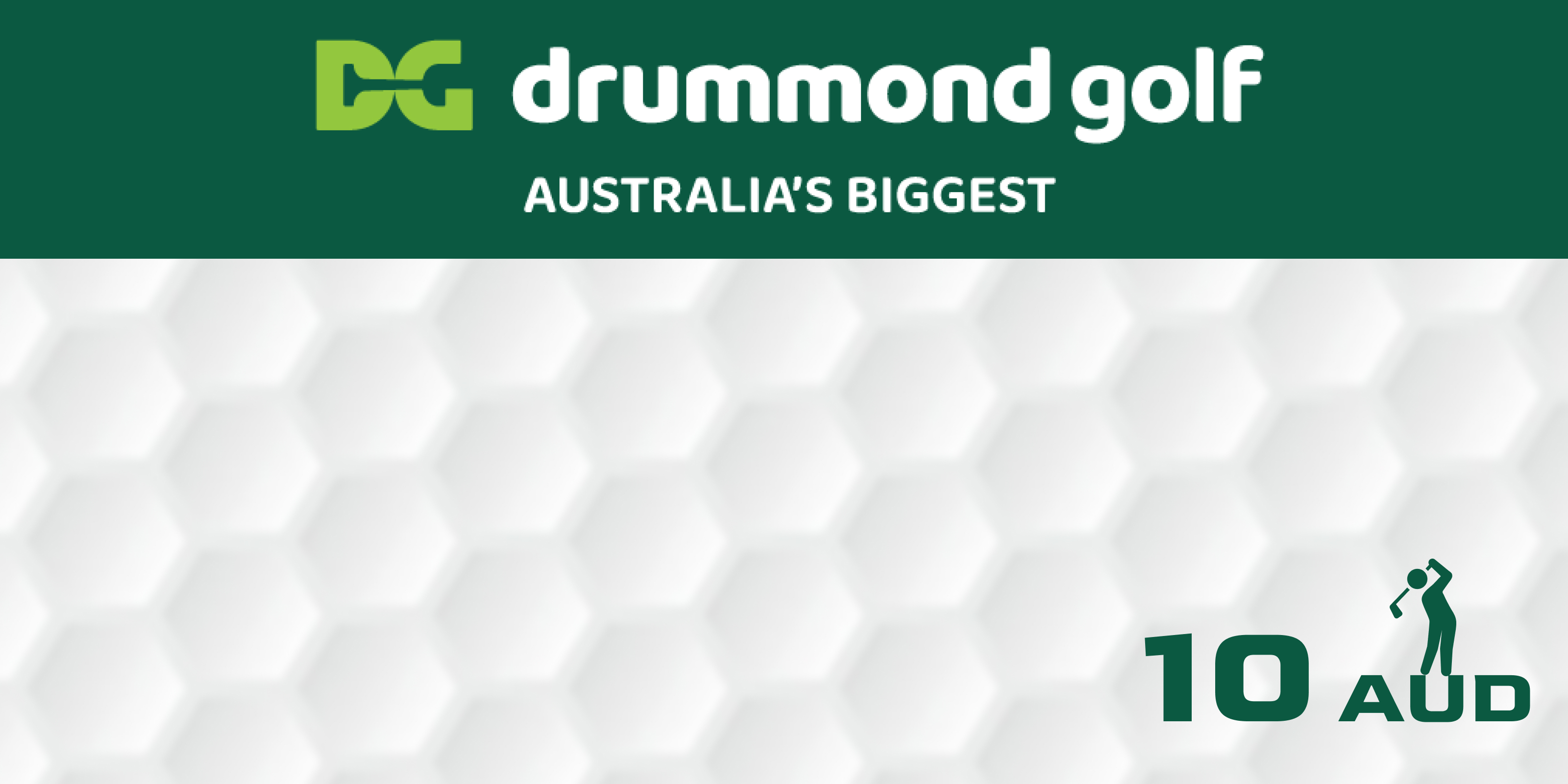 Drummond Golf Gift Card 10 AUD Drummond Golf Gift Card 10 AUD