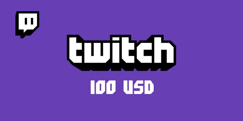 Twitch Gift Card 100 USD