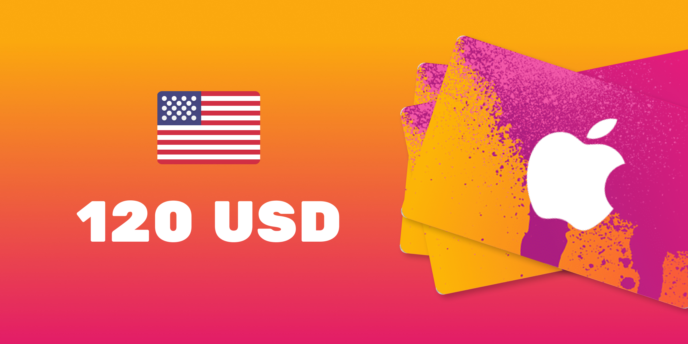 Apple iTunes Gift Card 120 USD