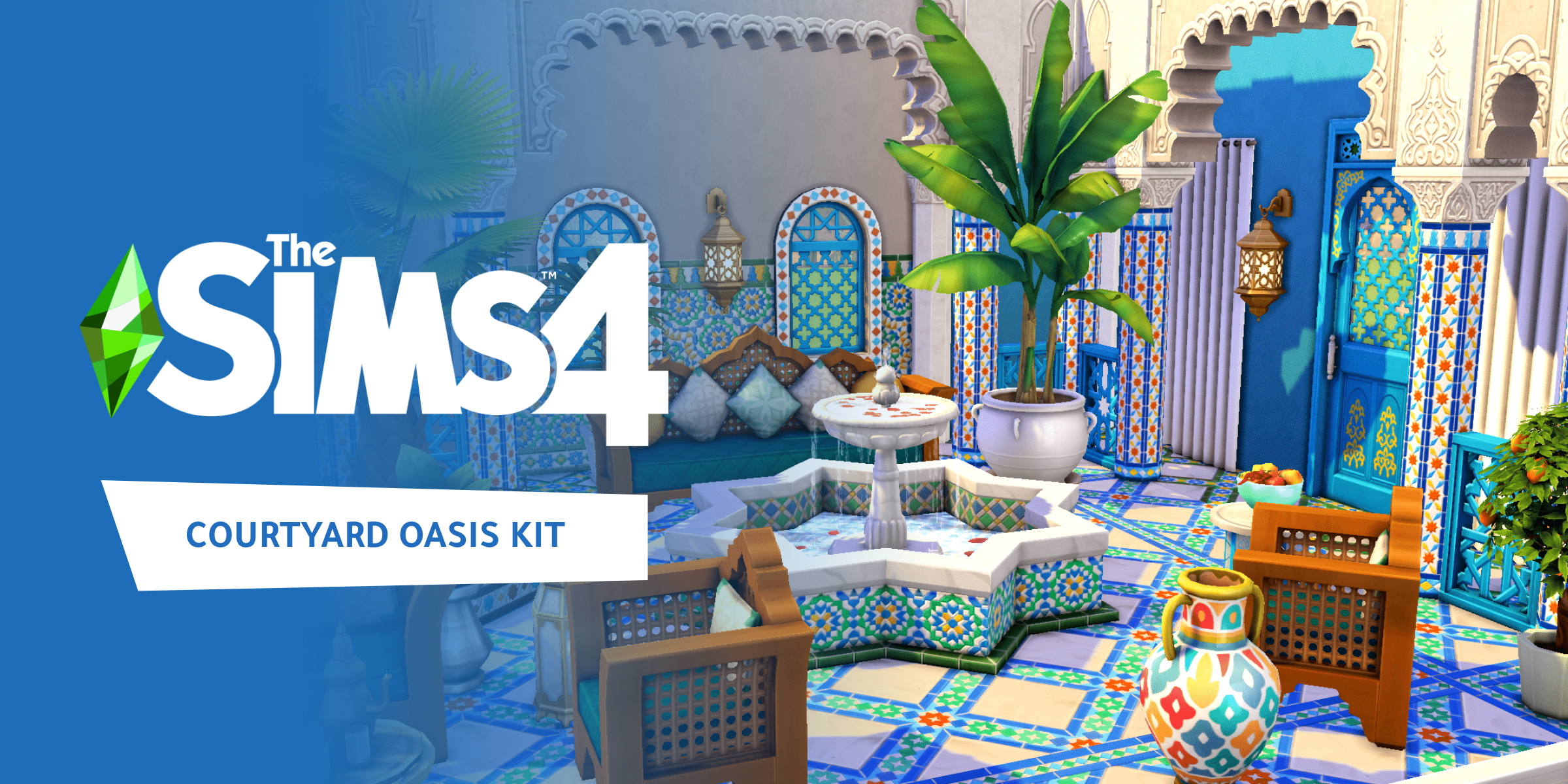 The Sims 4 Courtyard Oasis Kit (PC)