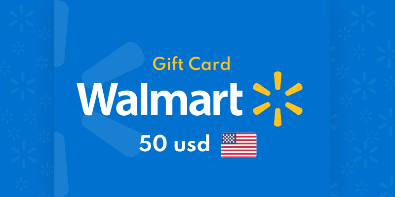 Walmart Gift Card 50 USD