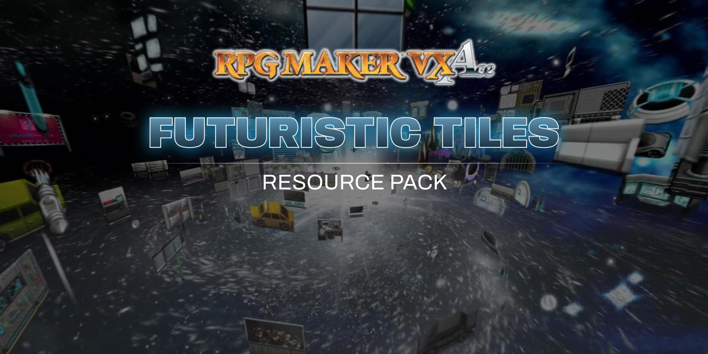 RPG Maker VX Ace Futuristic Tiles Resource Pack (DLC)