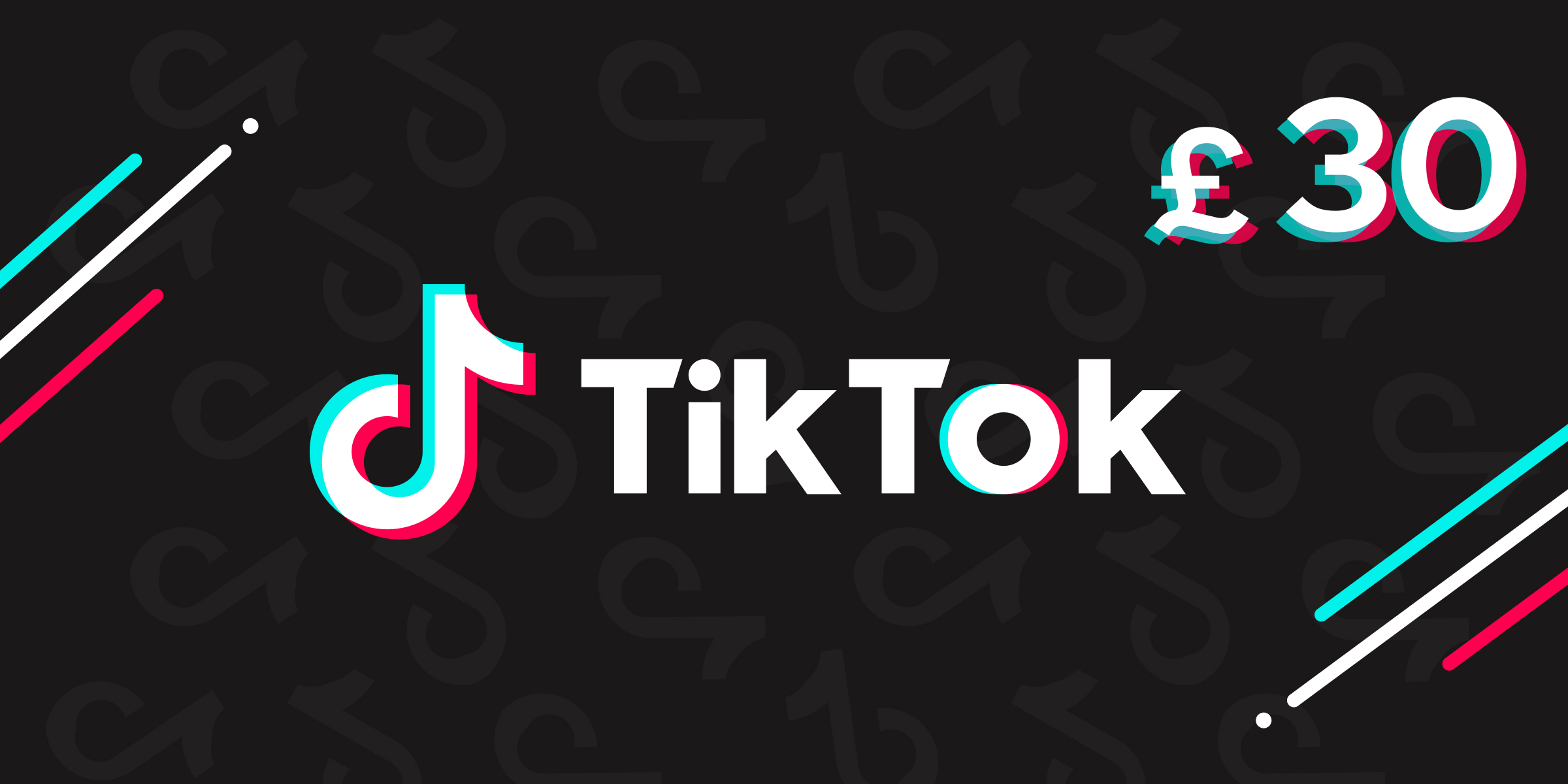 TikTok Gift Card 30 GBP