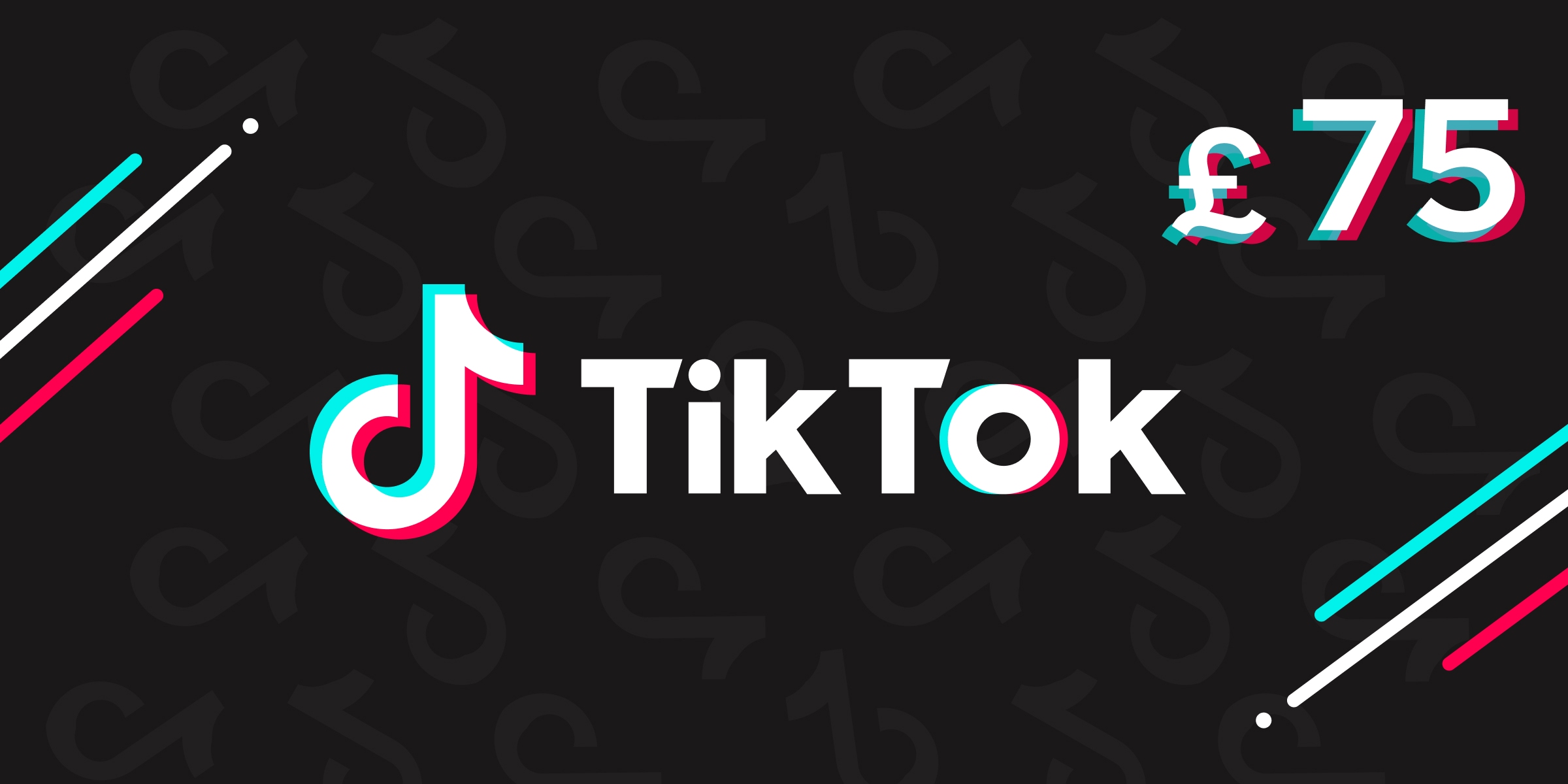 TikTok Gift Card 75 GBP