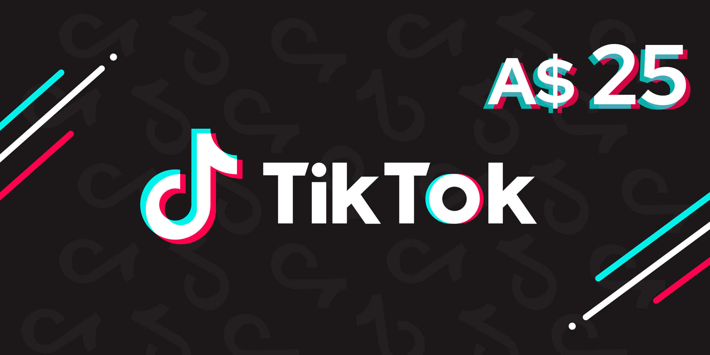 TikTok Gift Card 25 AUD